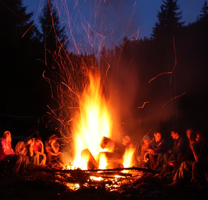 El uso del fuego en campings y parques